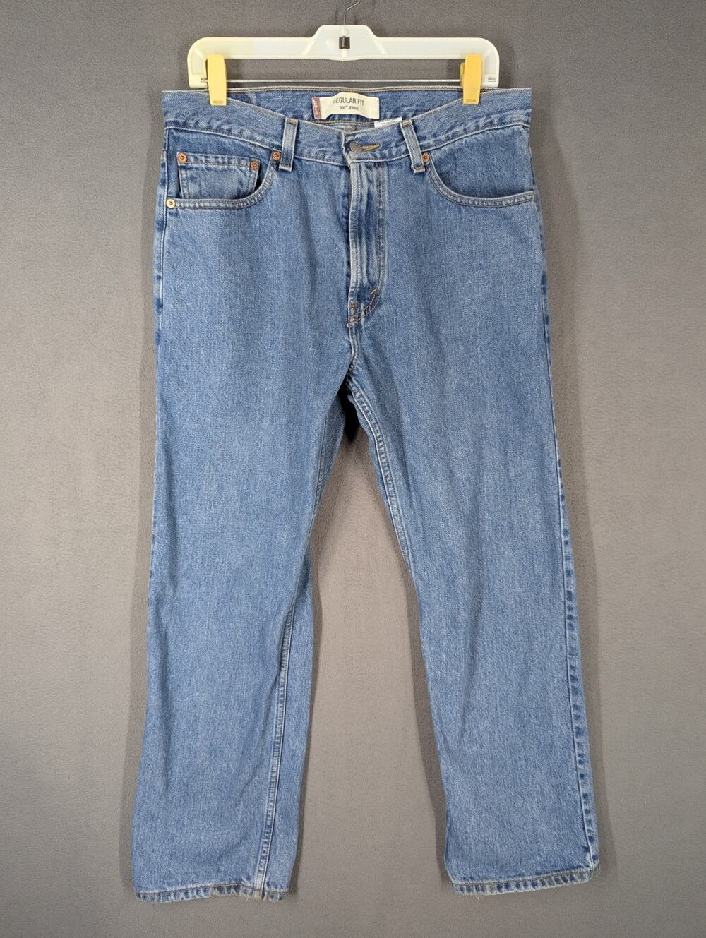 Vintage 2003 Levi's 505 Jeans Mens 34x29 Regular Fit Straight Leg Y2K